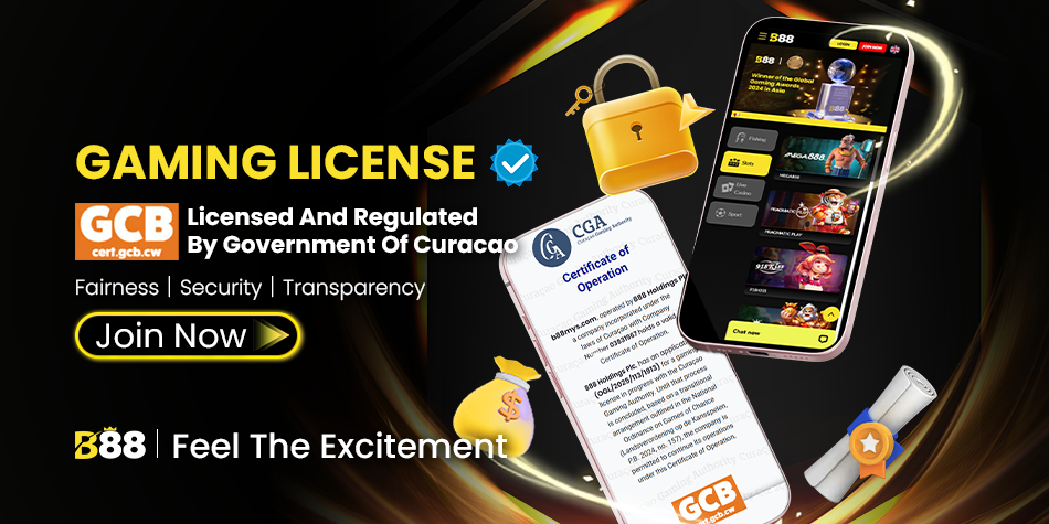 B88 Banner Gaming license for secure play. by b88my.org