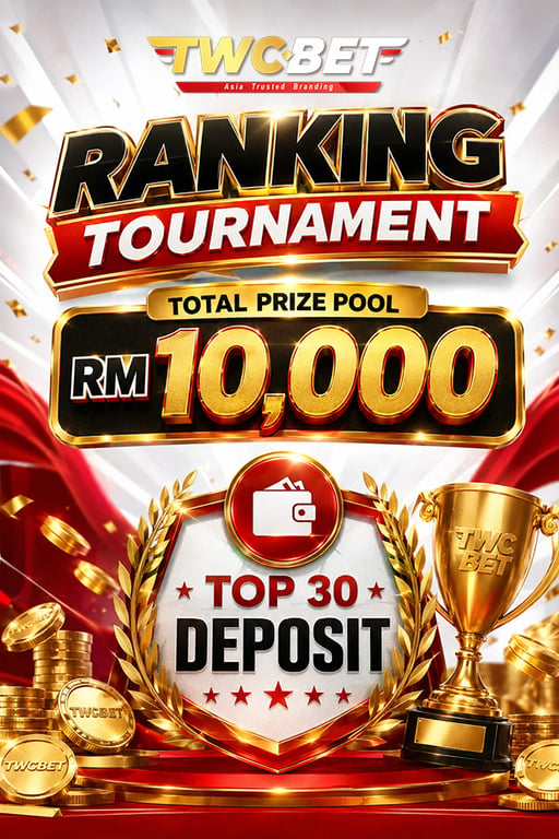 Promotional banner for Ranking Tournament with RM10,000 prize pool