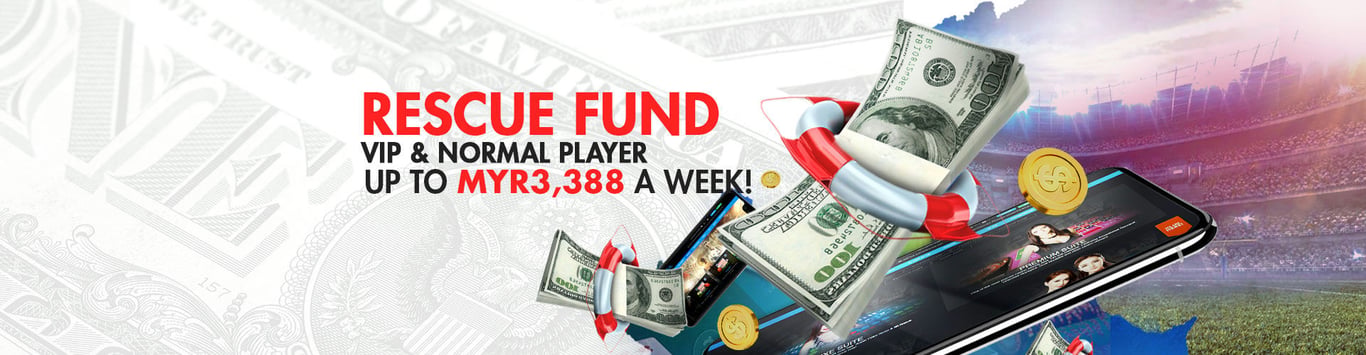 9club Promo Rescue fund MYR3,388 weekly.