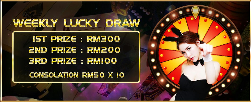Mudah54 Banner Weekly lucky draw prizes available. by mudah54.uk.com
