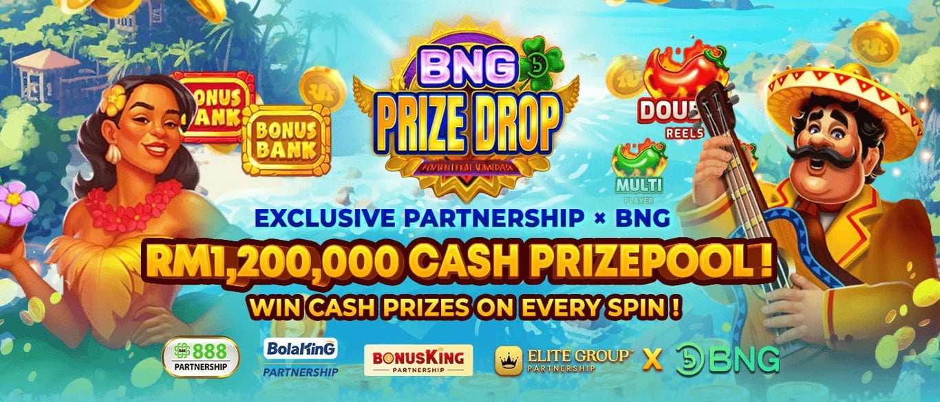 BNG Prize Drop promotion with RM1,200,000 cash prize pool