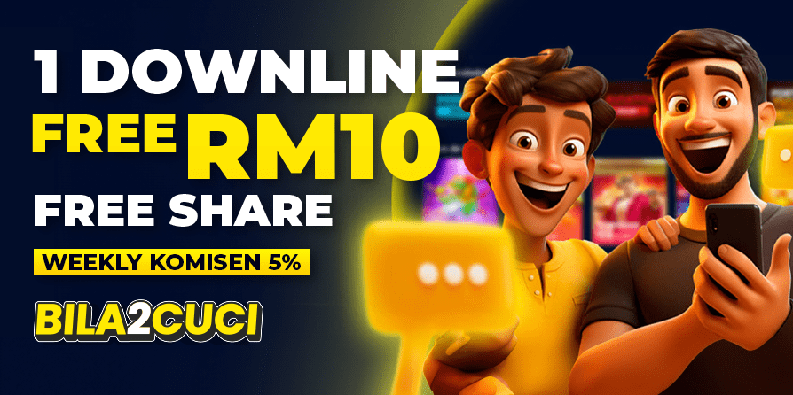 Bila2cuci Banner Free RM10 downline promotion.