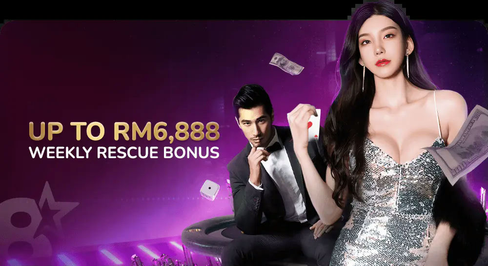 MB8 Banner Weekly bonus up to RM6,888. by mb8mb8.net