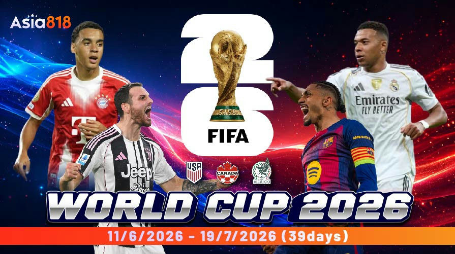 Asia818 Banner World Cup 2026 dates announced.
