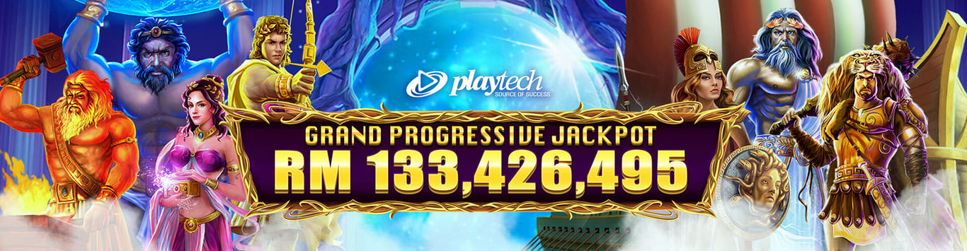9club Banner Grand progressive jackpot RM 133,426,495.