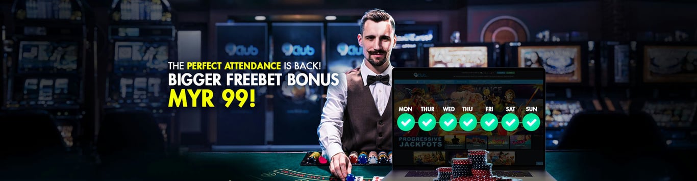 9club Promo Bigger Freebet Bonus MYR 99!