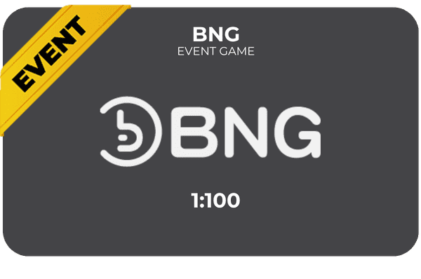 BNG event game logo with 1:100 ratio text