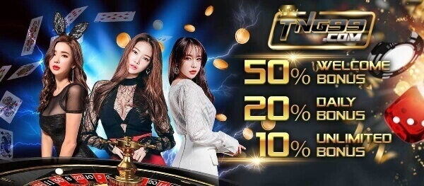 Promotional banner with three women, roulette, coins, and bonus offers