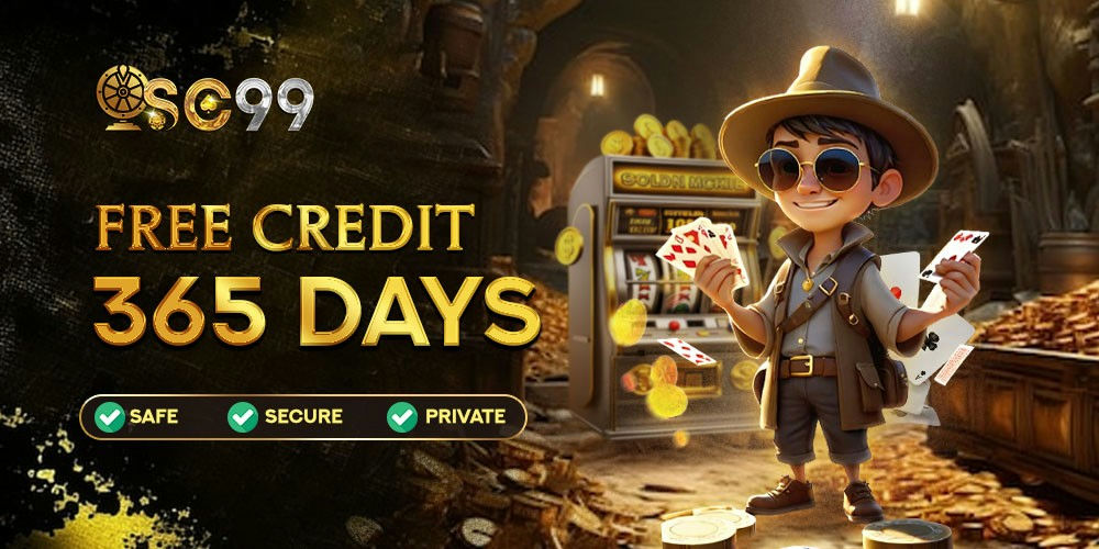 Spincity99 Banner Free credit 365 days secure.