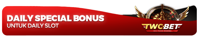 Daily special bonus for slots.