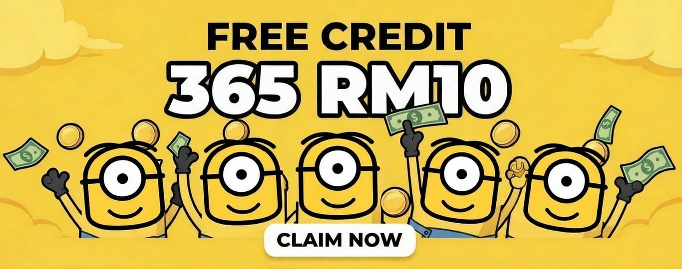 Minion88 Banner Free RM10 credit offer.
