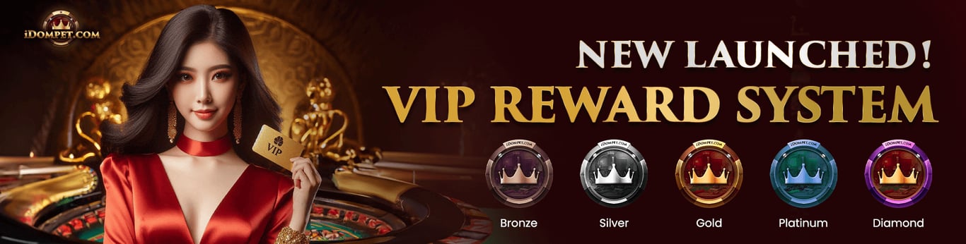Idompet Banner New VIP reward system launched.