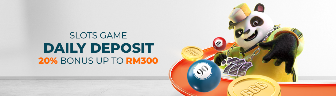 Daily deposit slots game bonus.
