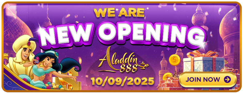 Dior88 Banner Join new Aladdin 888 opening!