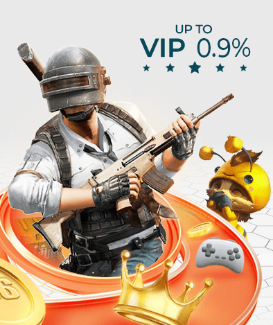 VIP gaming rewards up to 0.9%.