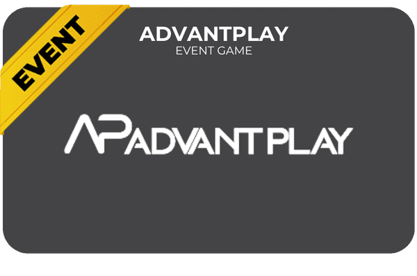 AdvantPlay event game logo with yellow event ribbon