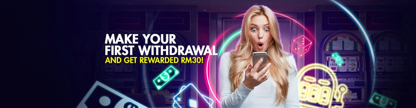 9club Promo First withdrawal rewards RM30!