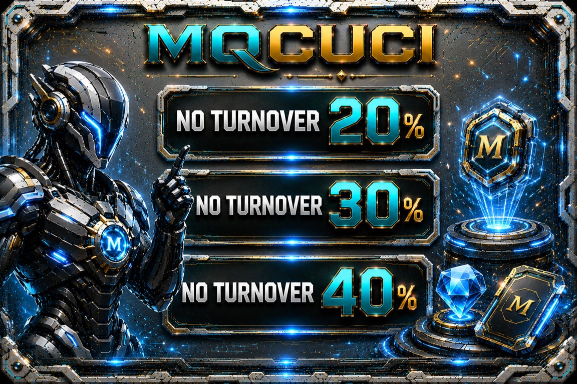 No turnover bonus tiers 20%, 30%, 40% with robot