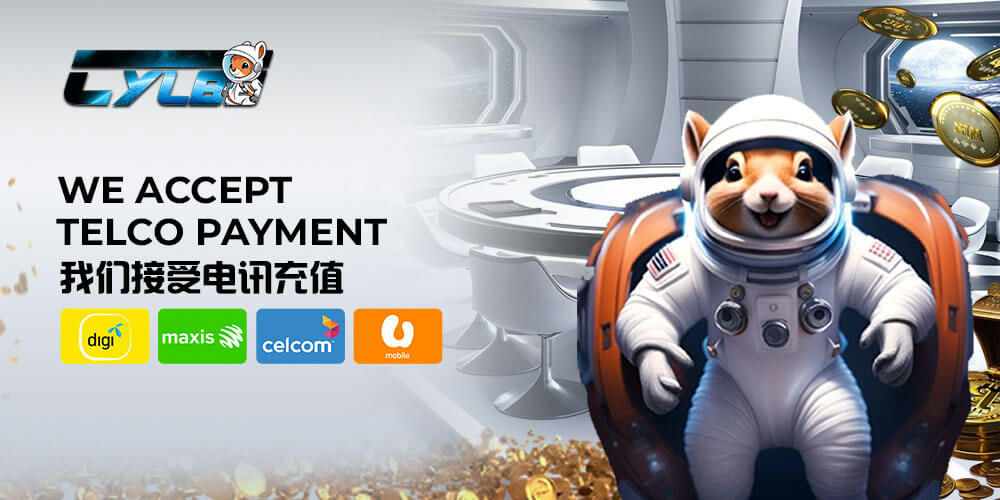 Cylbet88 Banner Accept telco payment services.