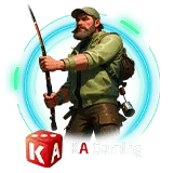 Hunter character with spear and 'KA Gaming' logo