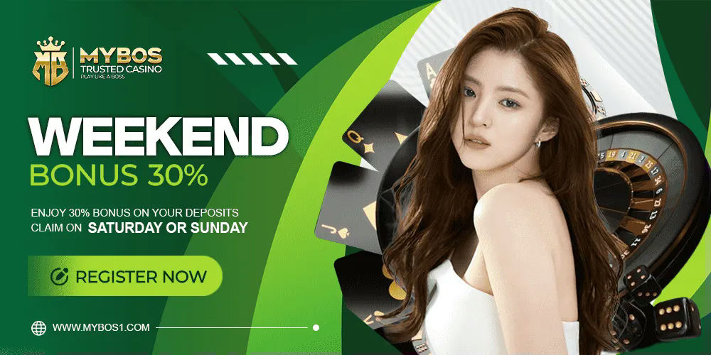 Weekend bonus 30% now!