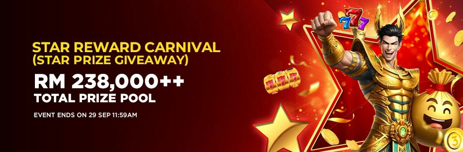 3star88 Banner Star Reward Carnival prize pool! by 3star8888.net