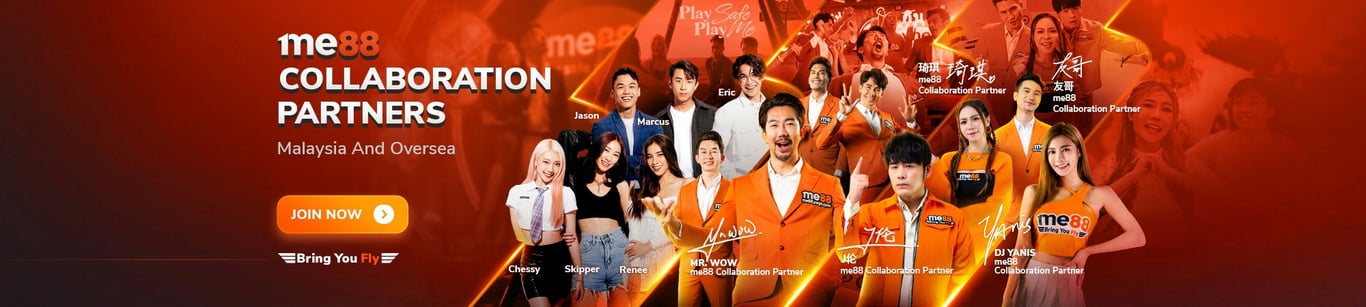 Me88 Banner Join me88 collaboration partners now! by me88-my.net