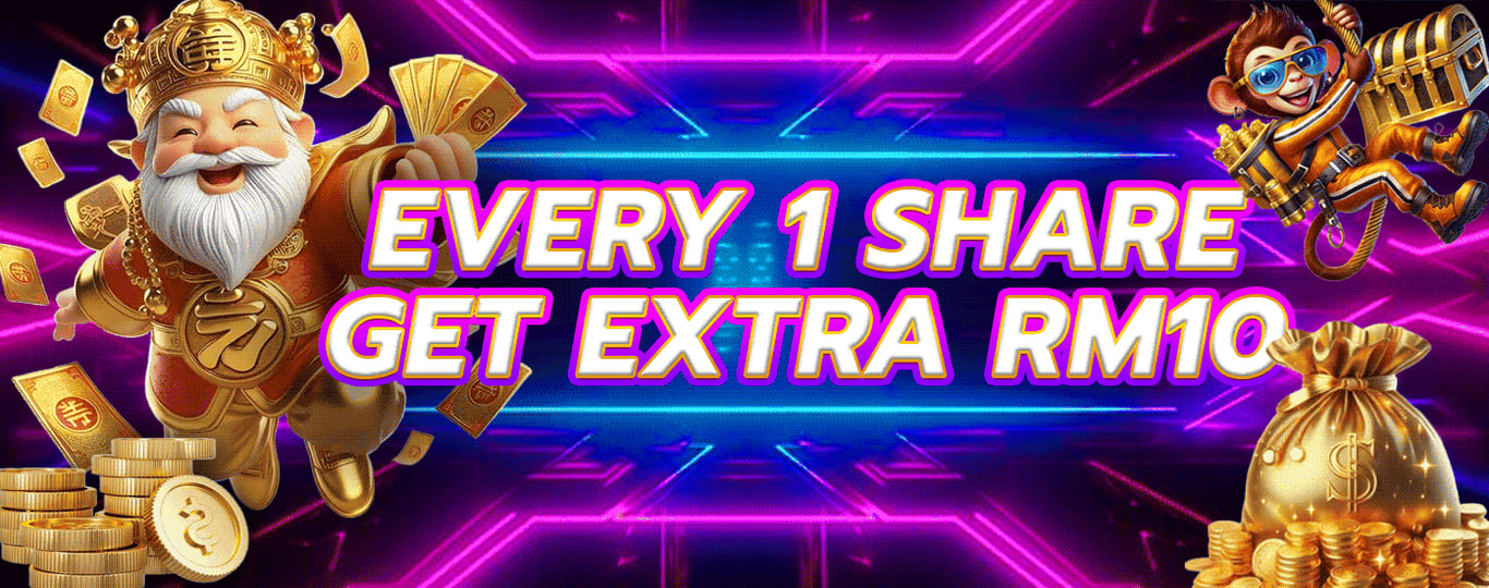 Get extra RM10 for sharing.