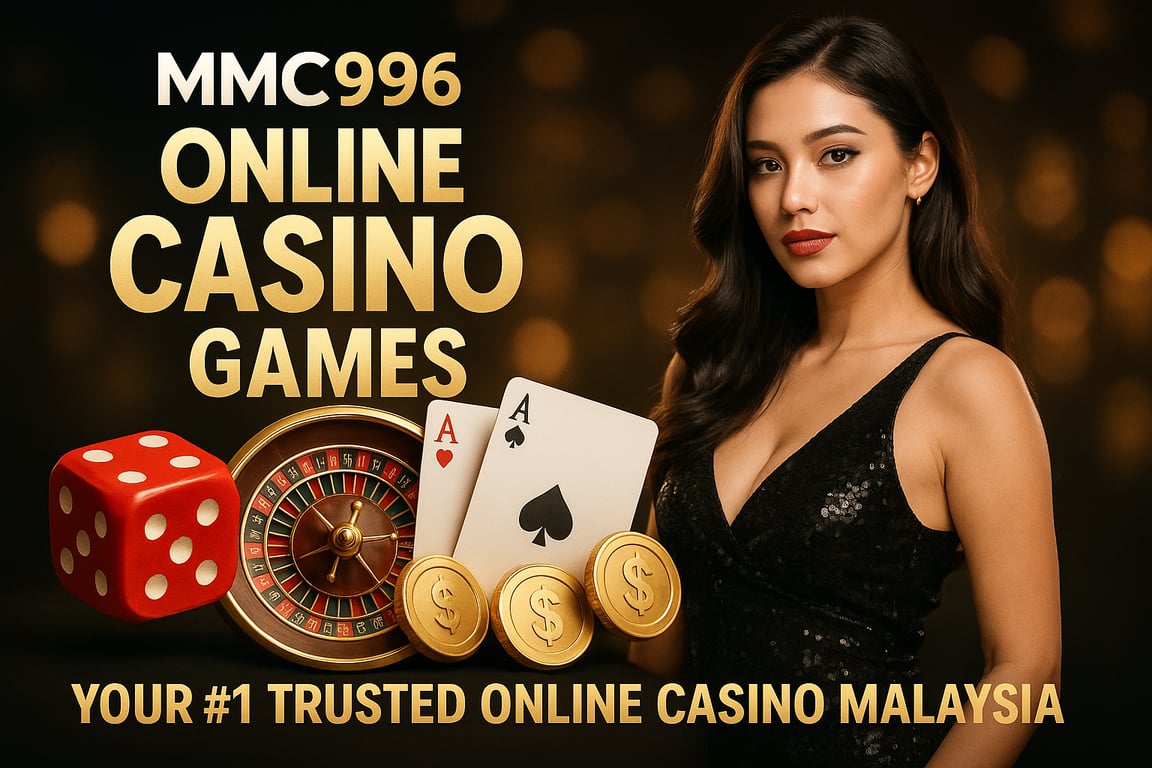 MMC996 casino interface showing gaming options and features