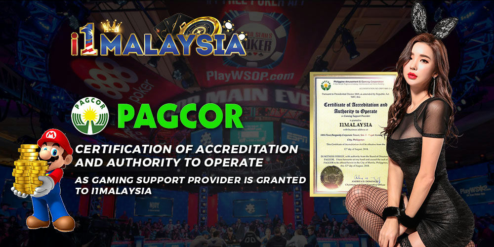 i1malaysia Banner Pagcor certification for i1Malaysia.