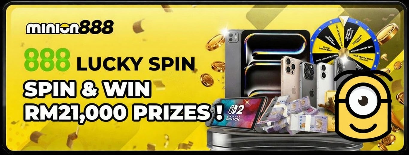 Minion88 Banner Win RM21,000 in prizes!