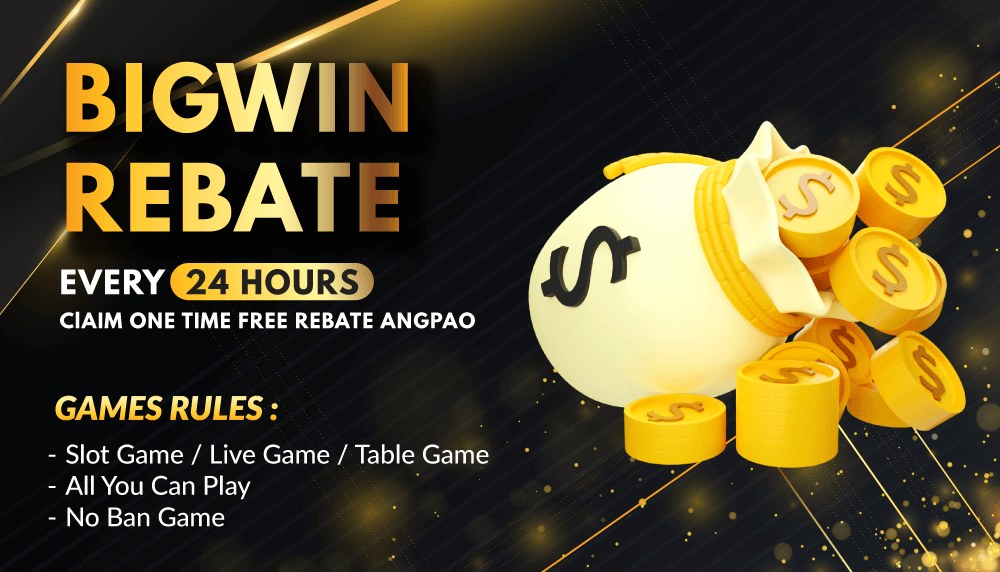 Bigwin rebate every 24 hours.