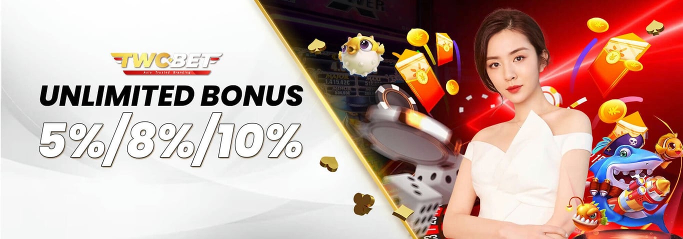 Unlimited bonus up to 10%.