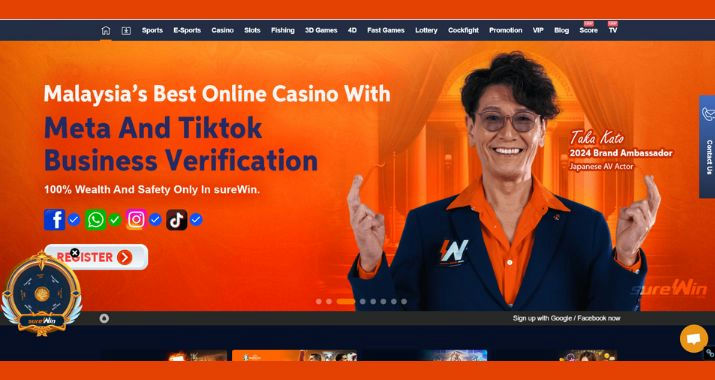 SureWin Banner Malaysia's Best Online Casino. by surewinmy.biz