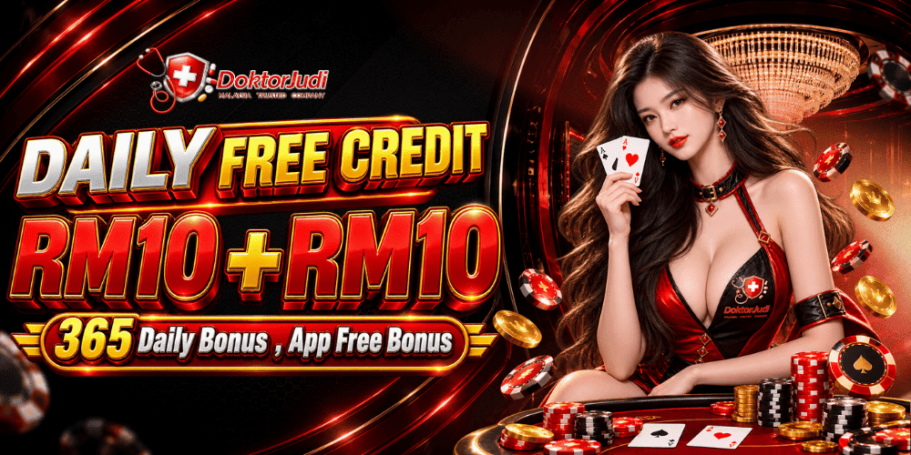 Daily free credit offer: RM10 + RM10, 365 days