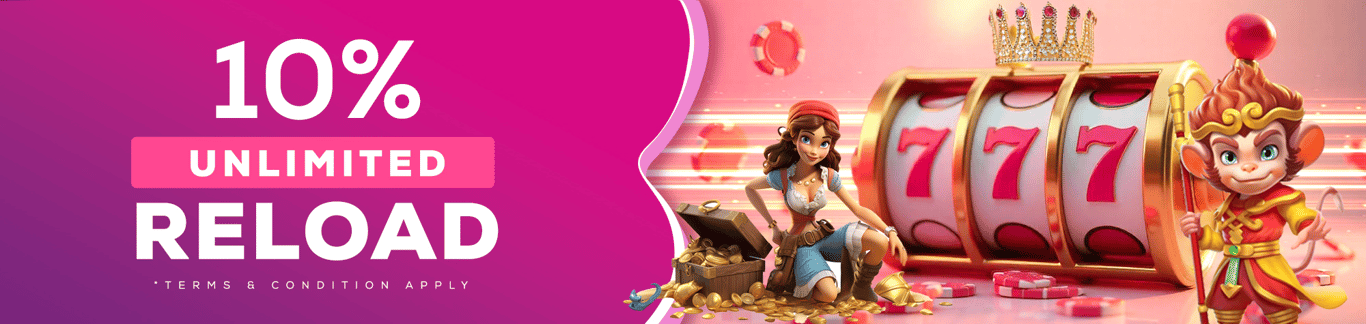 10% Unlimited Reload Offer Available!