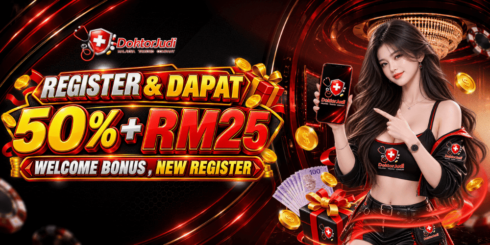 Welcome bonus offer: 50% + RM25 for new registrants