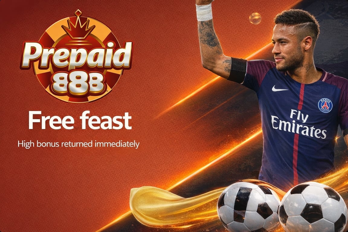 Prepaid888 Banner Prepaid 888 free feast bonus.
