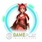Character with cat ears and red outfit, GamePlay Interactive logo below.