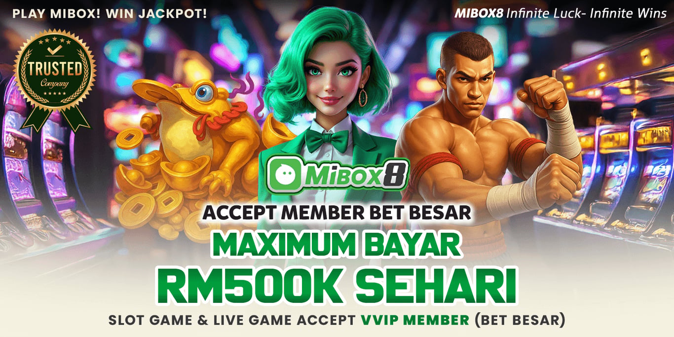 Mibox8 Banner Mibox8 slot game maximum payout.