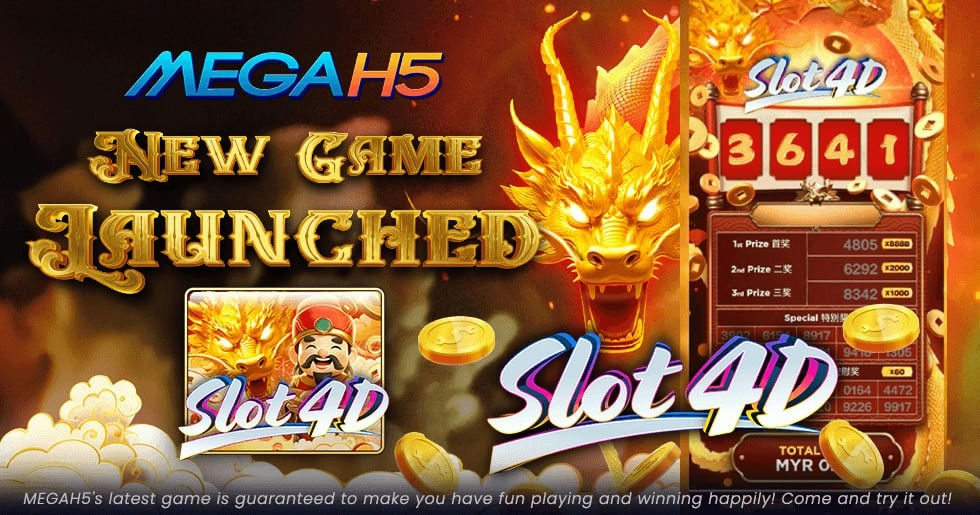 Megawin88 Banner MegaH5 Slot4D launched today.
