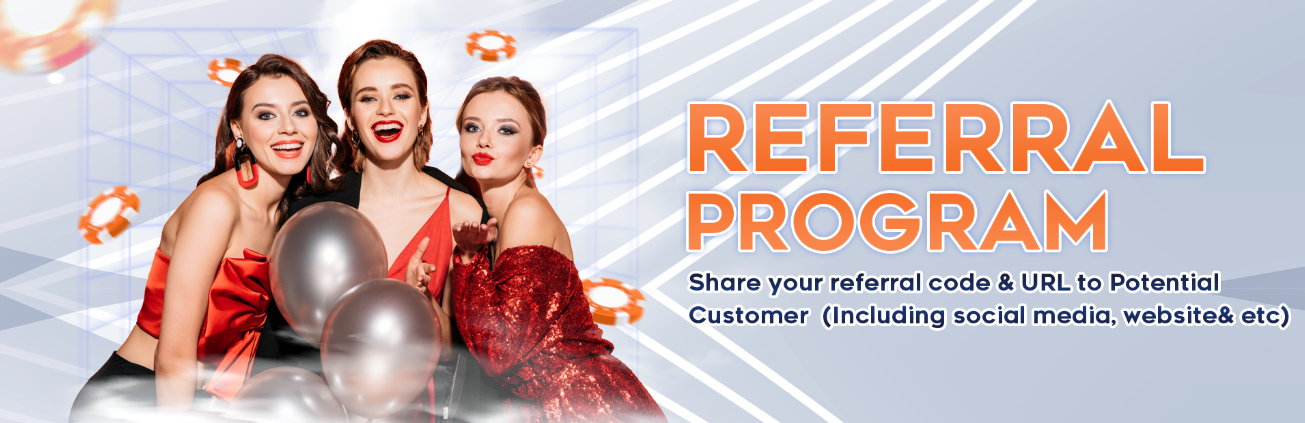 Referral program for potential customers.