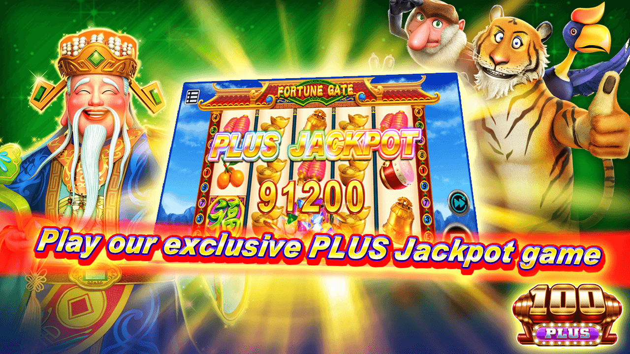 100plus Casino Promo Play PLUS Jackpot game today!