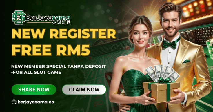Berjaya88 Banner Register for free RM5!