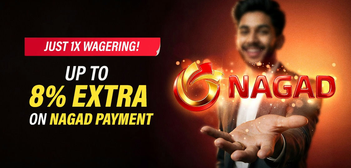 Baji Live Promo 8% extra on Nagad payment.