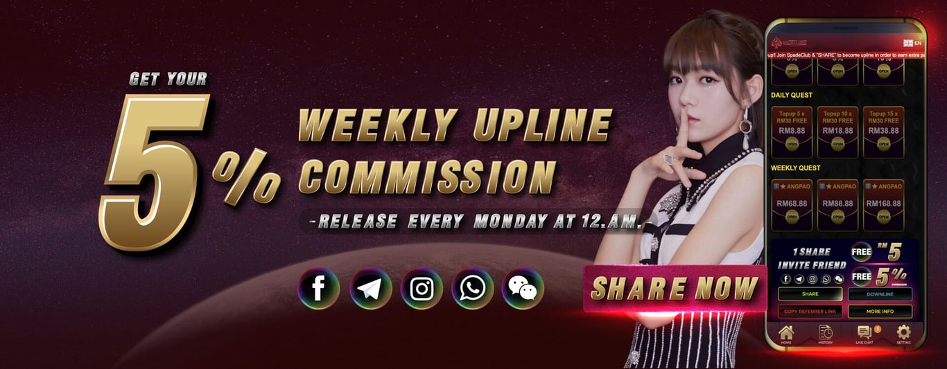 Get your 5% commission now!