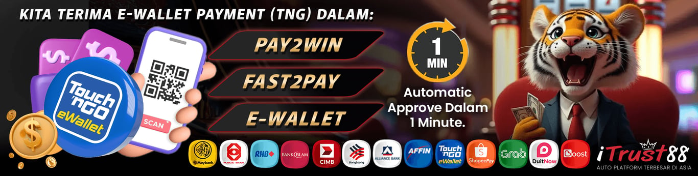 Itrust88 Banner Pay2Win Fast2Pay E-Wallet.