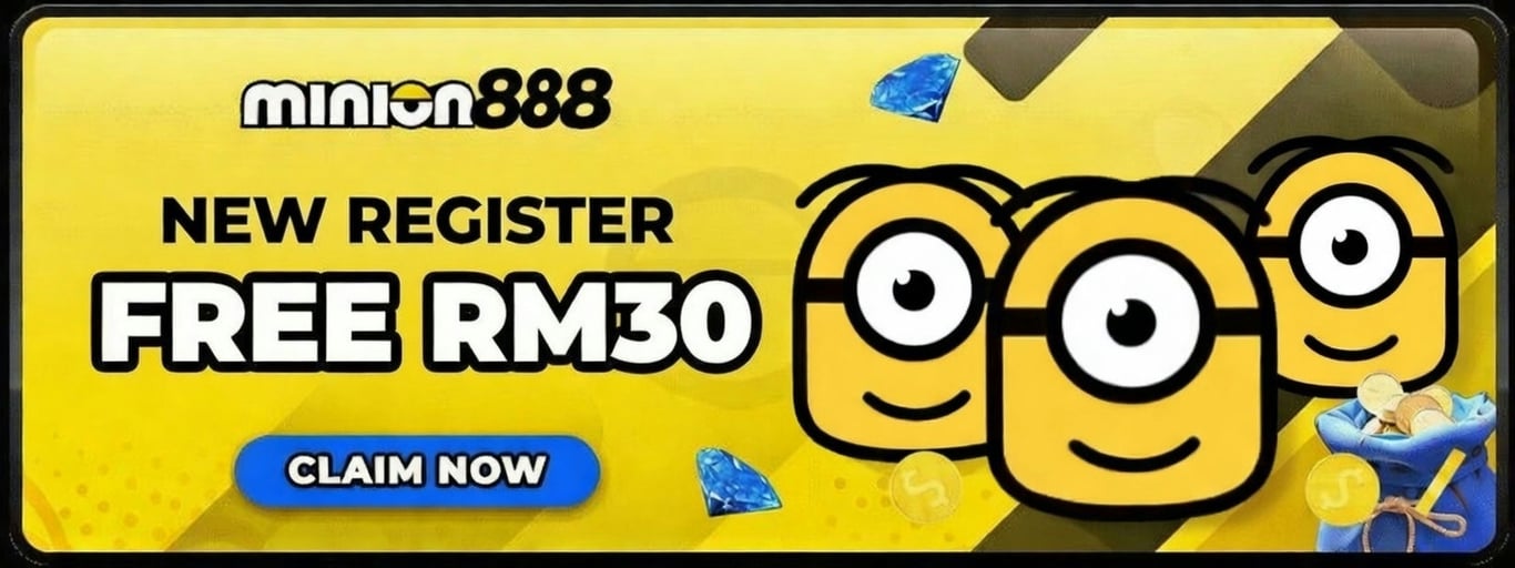 Minion88 Banner Free RM30 new register.