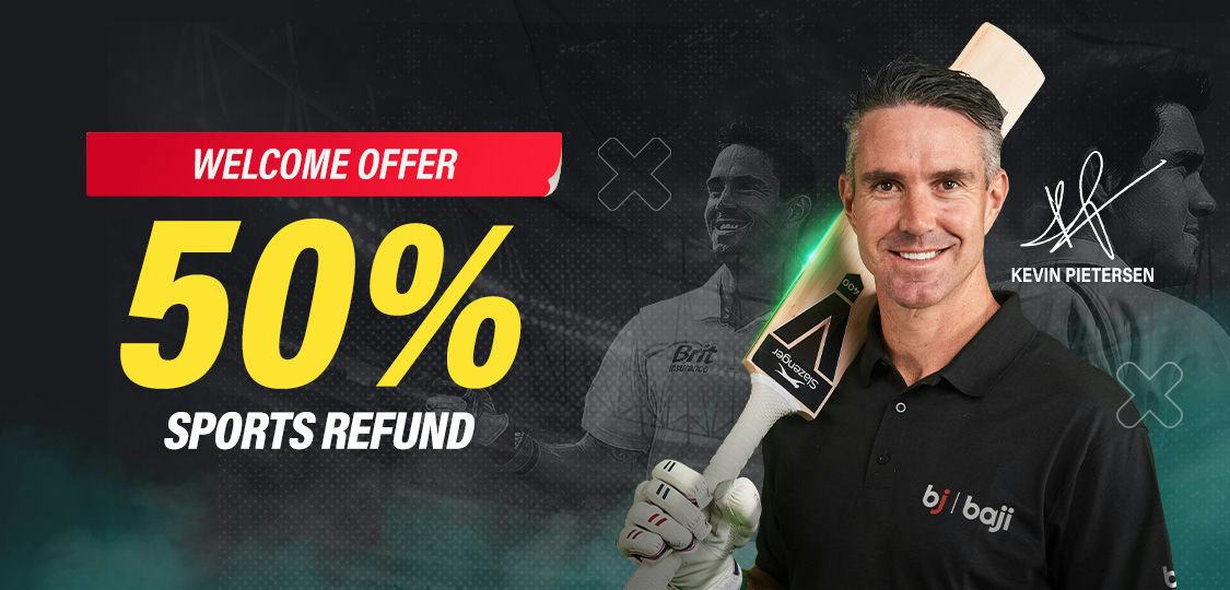 Baji Live Promo 50% sports refund offer.