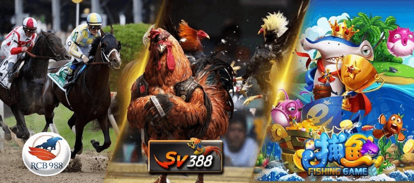 Tiptopbet Banner Horse Racing Fishing Game.